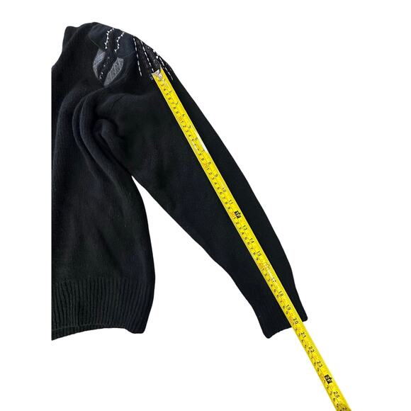 VTG 90's IB Diffusion Women's SZ S Embellished Sweater-Silk Angora Lambs Wool - Picture 14 of 16